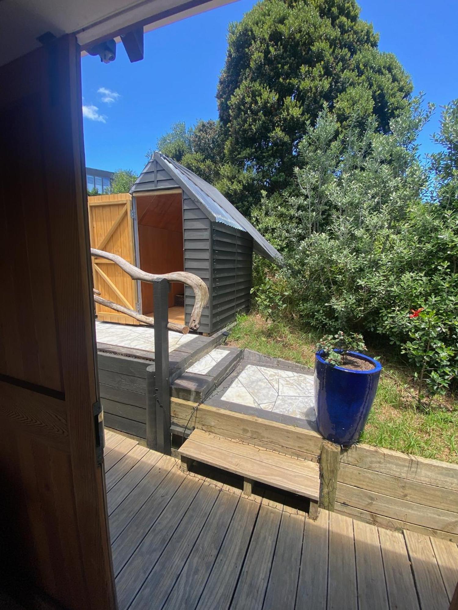 Kereru Cabin - Spectacular Seaviews, Rustic, Glamping Eco Adventure Palm Beach Zewnętrze zdjęcie