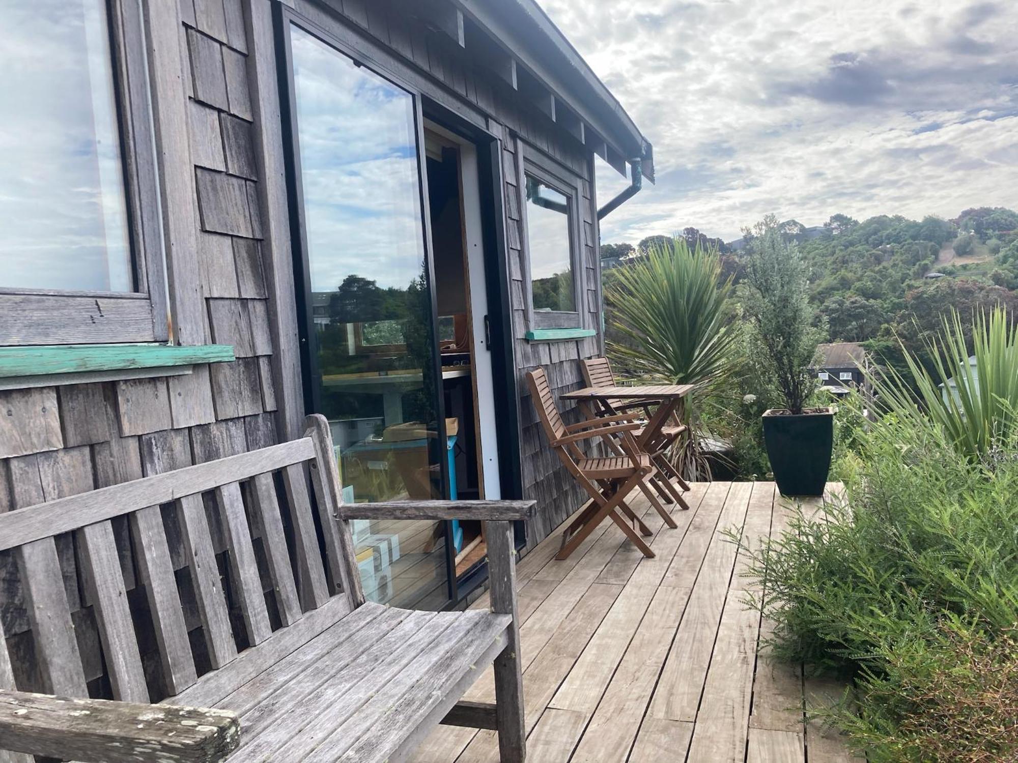 Kereru Cabin - Spectacular Seaviews, Rustic, Glamping Eco Adventure Palm Beach Zewnętrze zdjęcie